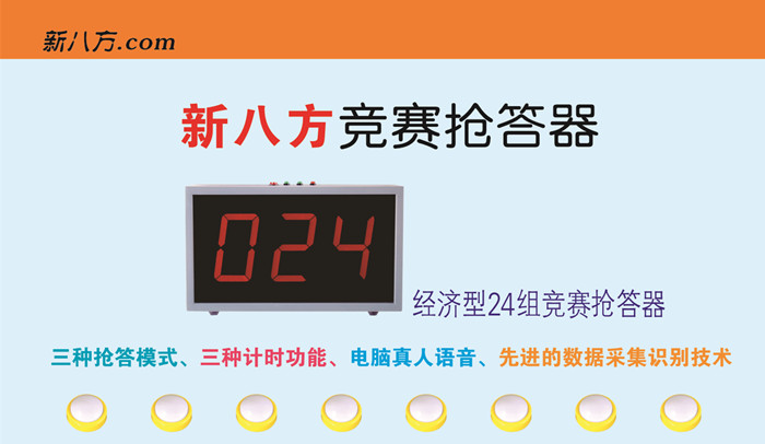 XBF-2014经济型竞赛抢答器(图1)